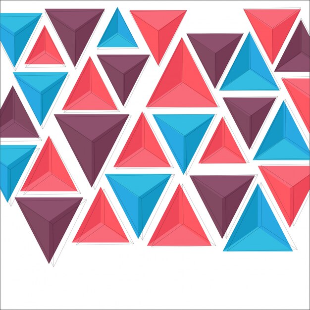 抽象的な三角形の背景。
