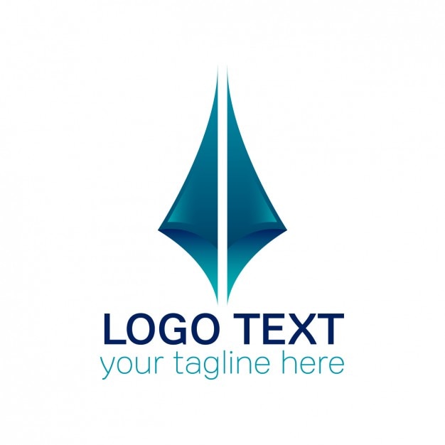 Free vector abstract triangles logo