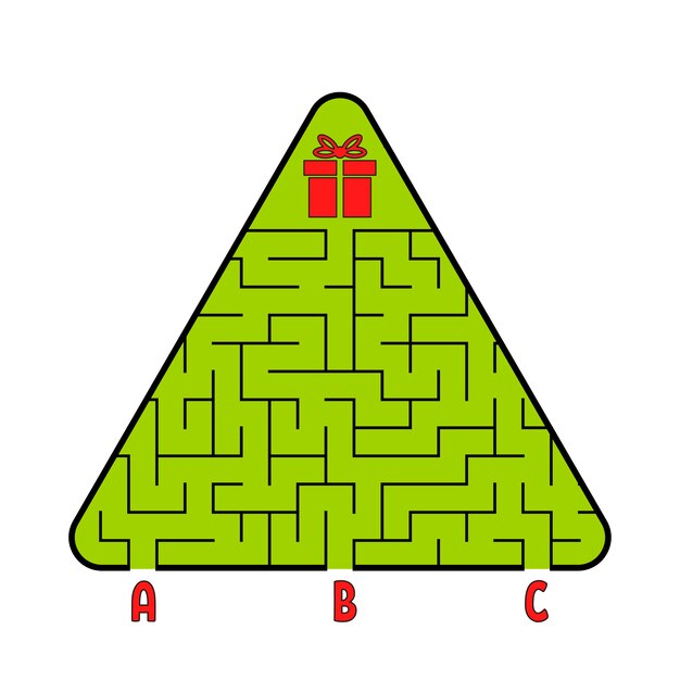 Free Icon | Christmas tree shape made of two triangles and a line