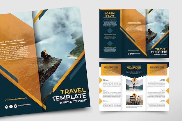 Trifold Brochure Images Free Vectors Stock Photos Psd