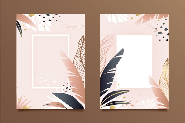 Abstract tropical cards concept