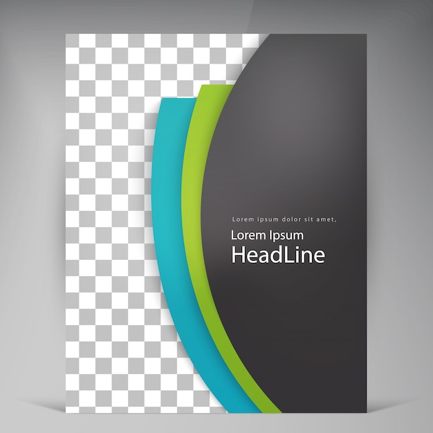 Free vector abstract vector modern flyers brochure.