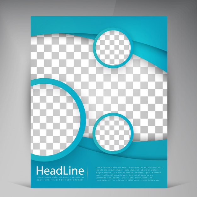 Free vector abstract vector modern flyers brochure.