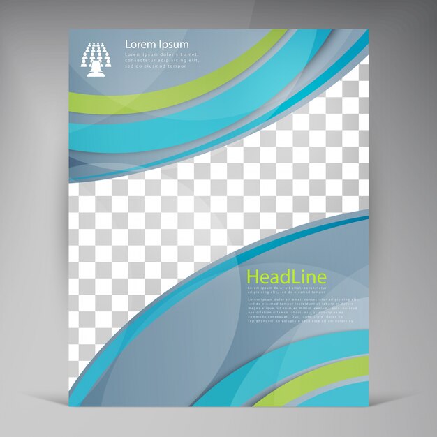 Free vector abstract vector modern flyers brochure.