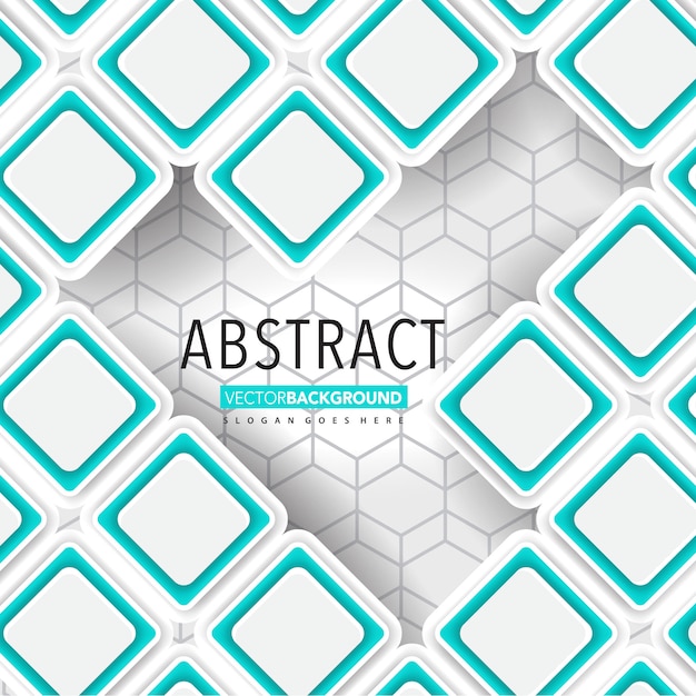 Abstract vector square background