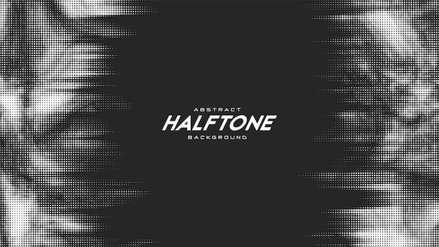 Free vector abstract vector torn monochrome halftone background. scrathed dotted texture element.