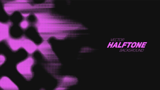 Free vector abstract vector torn violet halftone background. scrathed dotted texture element.