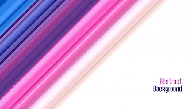 Abstract vibrant smooth diagonal lines background