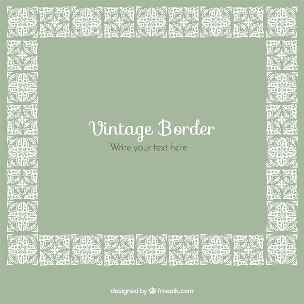 Abstract vintage border