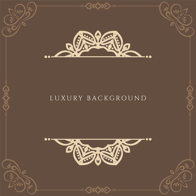 Abstract vintage style luxury design decorative background