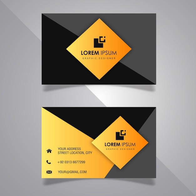 Abstract Visiting Card