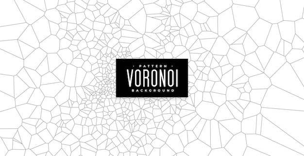 Abstract voronoi lines mesh pattern background