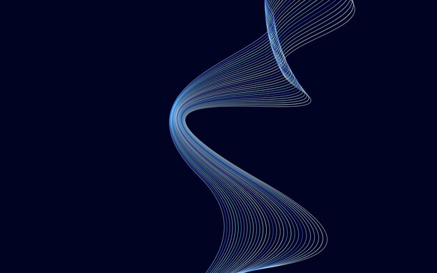 abstract warped diagonal striped background vector curved twisted slanting waved lines pattern brand new style for your business design
