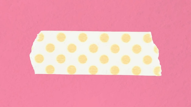 Abstract washi tape clipart, colorful pastel patterned design