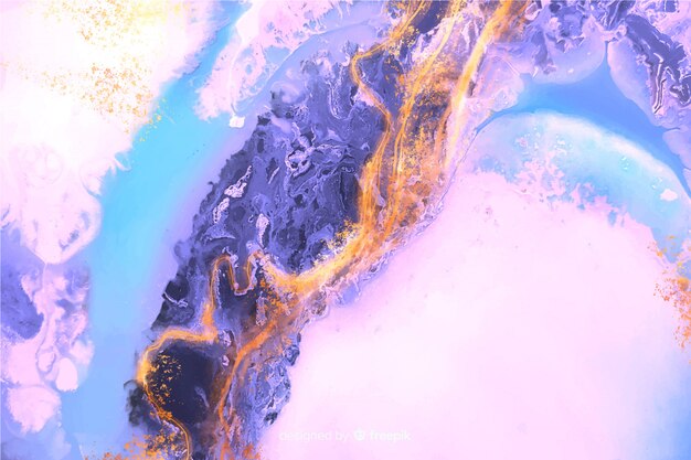 Abstract watercolor background in purple and blue tones 