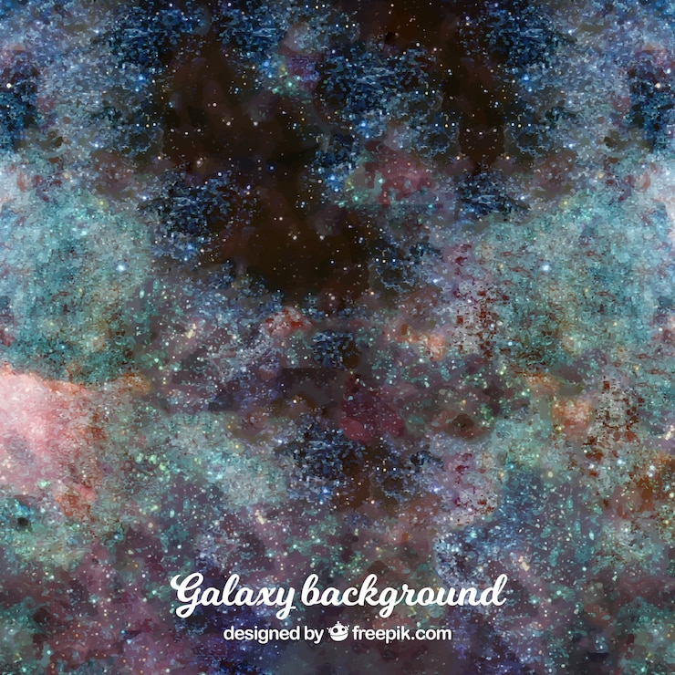 Free Vector abstract watercolor background of universe