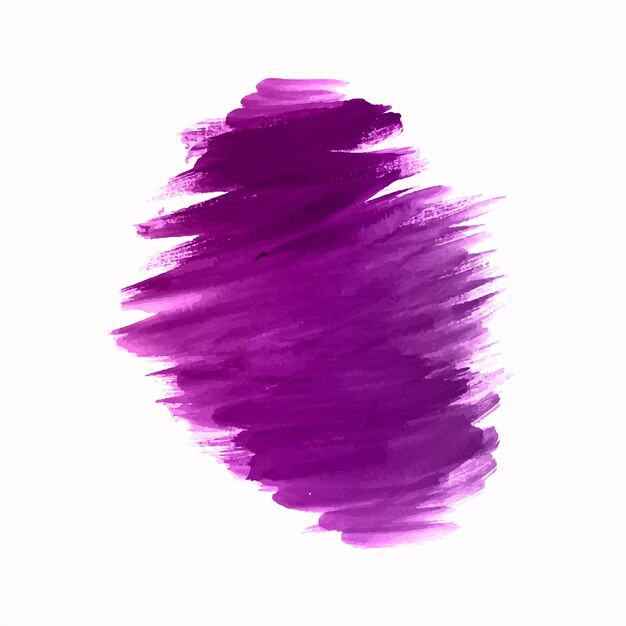 Abstract watercolor brush strock on white background