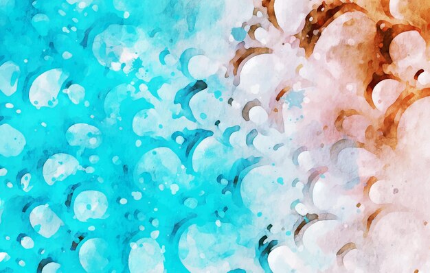 Free vector abstract watercolor brush stroke artwork