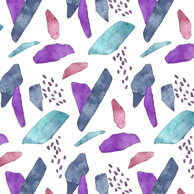 Free vector abstract watercolor colorful pattern