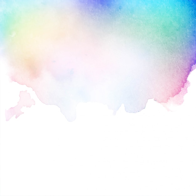 Abstract watercolor colorful vector background