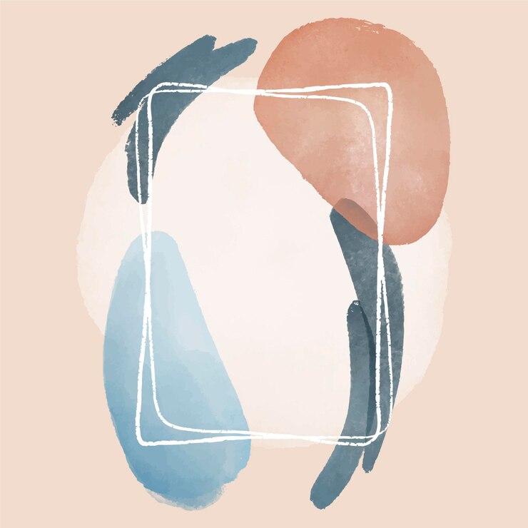Free Vector abstract watercolor frame design
