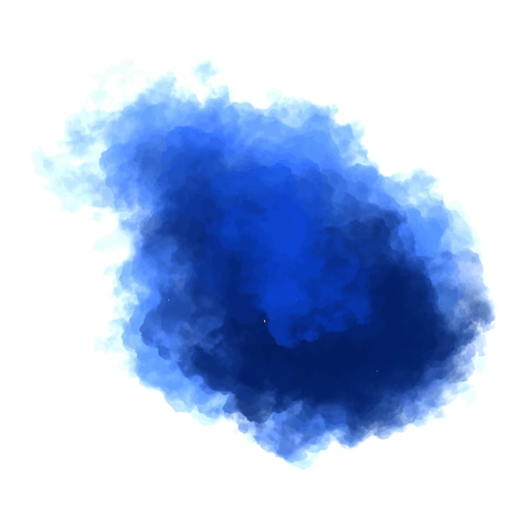 Free Vector abstract watercolor hand paint blue splash on white background