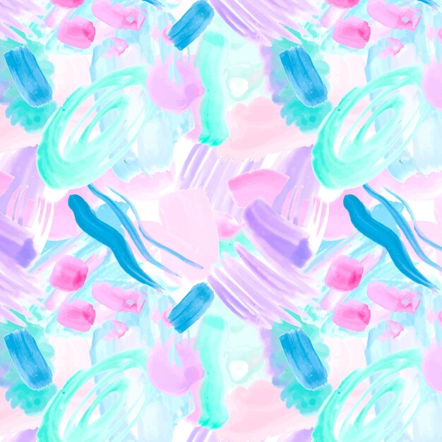 Abstract watercolor hand painted pattern