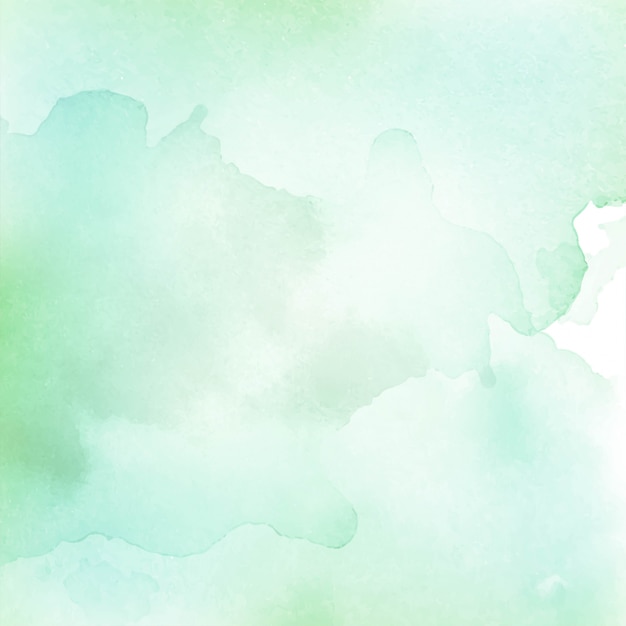 Free vector abstract watercolor light green texture background