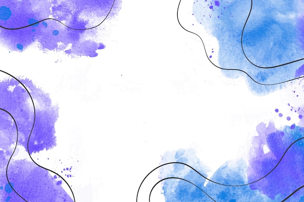 Free vector abstract watercolor painted background