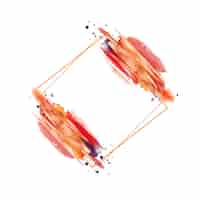 Free vector abstract watercolor painted frame