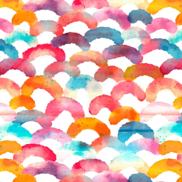 Abstract watercolor pattern design