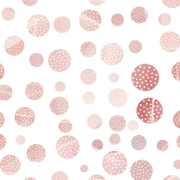 Abstract watercolor pattern with circles