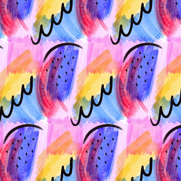 Free vector abstract watercolor pattern