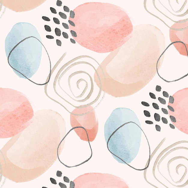 Free vector abstract watercolor pattern