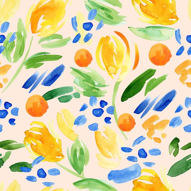 Free vector abstract watercolor pattern