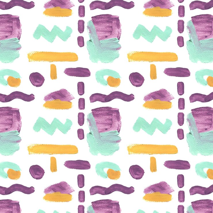 Free Vector abstract watercolor seamless pattern