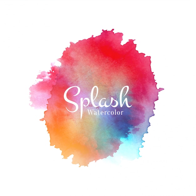 Abstract watercolor splash background