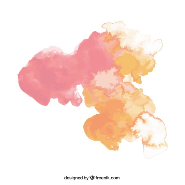 Free Vector | Abstract watercolor stain