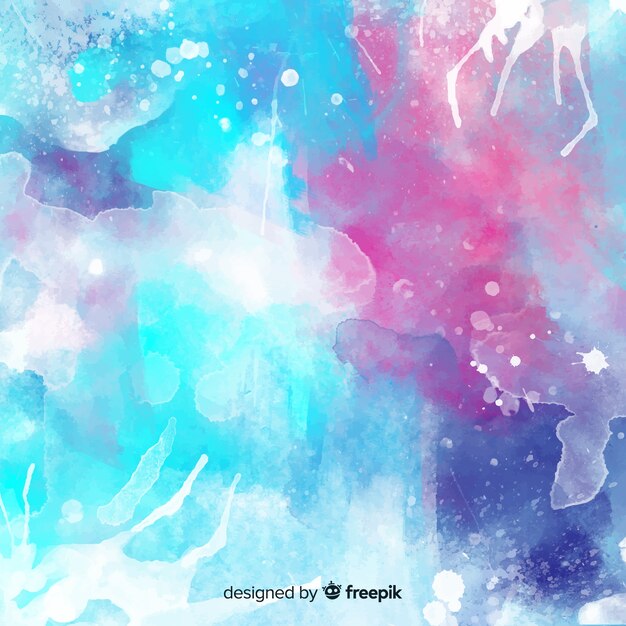 Abstract watercolor stains background