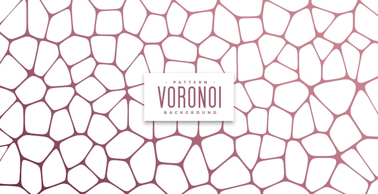 Free Vector abstract waterpool texture background in voronoi style
