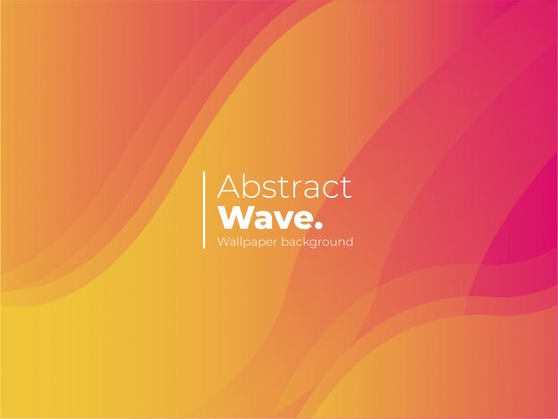 Abstract wave background with colorful shapes