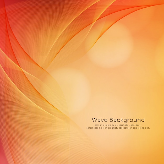 Free vector abstract wave background