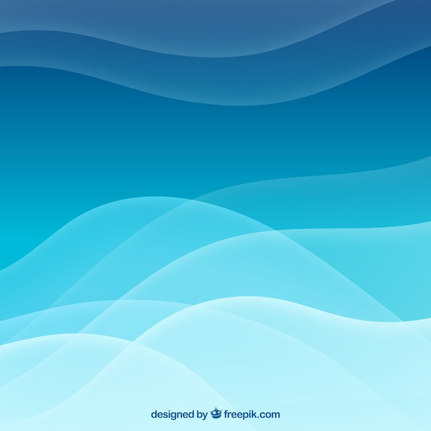Бесплатное векторное изображение Абстрактный фон волны