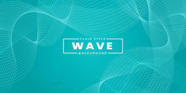 Abstract wave effect sky blue background multipurpose design banner