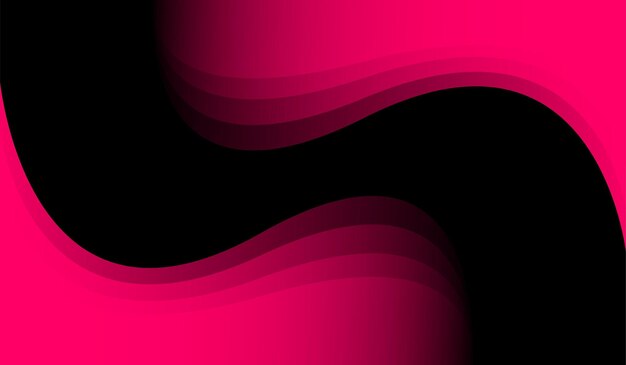 Abstract wave gradient minimalist background template