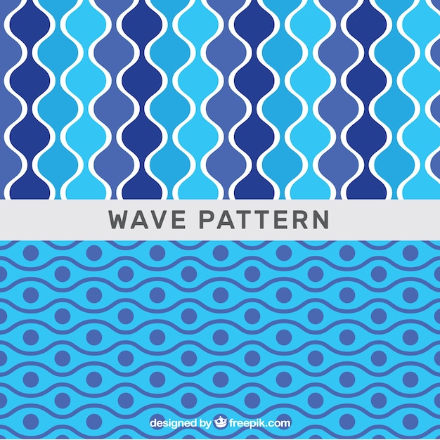 Abstract wave patterns