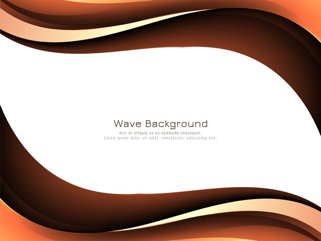 Abstract wave style background 