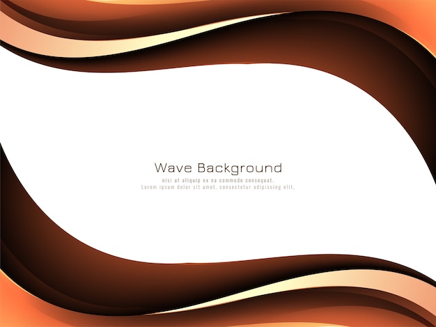 Abstract wave style background 