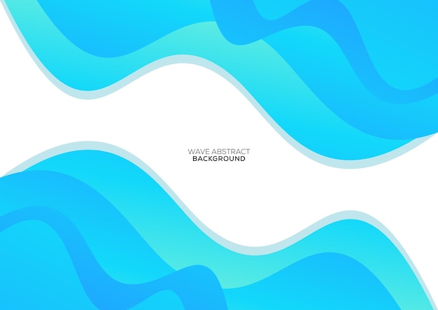 abstract wave template background design