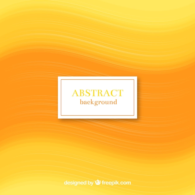 Abstract wave yellow background